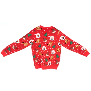 <span class=keywords><strong>Pull</strong></span> de Noël moche col rond flocon de neige Santa Renne Animal drôle <span class=keywords><strong>pull</strong></span> de Noël moche - Product Image 2