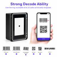 Lecteur de codes QR FC7420, lecteur NFC RFID 13,56 MHz, installation encastrée, montage encastré sur tourniquet, grande taille