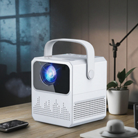 Projecteur intelligent Android portable pour cinéma maison, dortoir, petite chambre, fonctionnalités 3D, utilise le téléphone, 720p