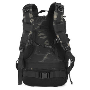 Mochila Táctica LUPU de 40L, Diseño Caqui, Mochila de Senderismo Impermeable de Oxford, con Marco Interno, Sistema Molle - Product Image 4