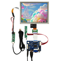 Pantalla LCD Táctil Resistiva LVDS WLED de 8 Pulgadas y 1024x768 con Placa Controladora H/D VGA AV, Suministro al por Mayor