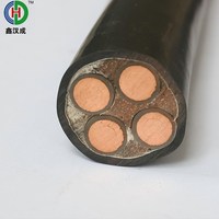 Cable de Potencia Industrial para Ferrocarril de Alto Voltaje, Aislamiento de Cobre XLPE, Revestimiento de PVC, Blindado, 3 Núcleos, 3*400