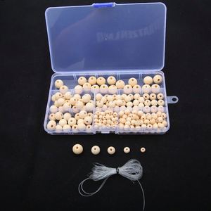 Perles en bois naturel pour la décoration intérieure, fournitures de perles en bois en vrac pour l'artisanat DIY - Product Image 5
