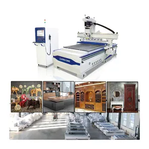 Hold Hot Sale 3 As Cnc Router Hout Snijmachine 9kw Auto Tool Change Aangepaste Cnc Atc Hout Router Machine Voor Meubels