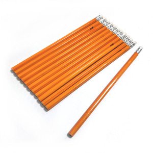 Crayons HB en bois de 7 pouces, noirs, avec gomme rouge, crayons jaunes pour enfants, prix bas, directement de l'usine - Product Image 5