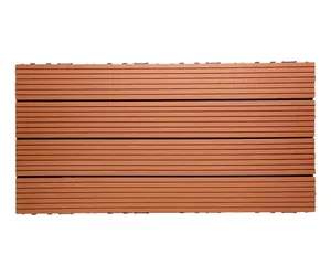 Hiện đại ngoài trời không thấm nước hình vuông <span class=keywords><strong>WPC</strong></span> <span class=keywords><strong>DIY</strong></span> <span class=keywords><strong>decking</strong></span> 30x30 60x60 ghép gỗ Composite gạch lát sàn cho phòng tắm vườn - Product Image 2