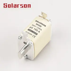 Solarson hrc nt00 fuse link 500v v ac up to 160a for low and voltage iec60269 en60269 high