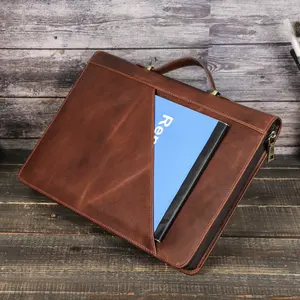 Custom Foldable Leather Laptop Folio Carrying Sleeve Case Protector Cover Bag For Apple Mac Pro 14.2 M1 2021