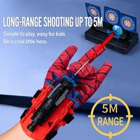 Pistol Mainan Tembak Jaring Laba-laba Custom dengan Pelontar Dart Suction Cup, Tali Pergelangan Tangan, Cosplay, Permainan Tembak-tembakan Outdoor, Mainan Unik, Grosir