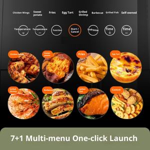 <span class=keywords><strong>Freidora</strong></span> de Aire Eléctrica Comercial con Caja de Vidrio, Utensilios y <span class=keywords><strong>Accesorios</strong></span> de Cocina, Airfryer 8 Frier - Product Image 4