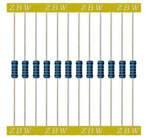 <span class=keywords><strong>Code</strong></span> <span class=keywords><strong>couleur</strong></span> des résistances ZBW 1/8W 1/4W 1/2W, résistance à film métallique 0,125W MF 1%, 0,5W 0,25W 0,5W 1W 2W 3W 5W - Product Image 1