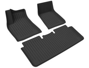 Juego Completo de Tapetes de Piso de Goma TPE para Todo Clima, Diseño Deportivo, Forros de Alfombra para <span class=keywords><strong>Interior</strong></span> y Maletero para Land Rover RANGE ROVER - Product Image 1