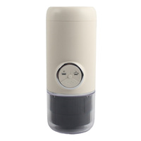 Cafetera Espresso Eléctrica Portátil Recargable, Mini Cafetera de Viaje Inalámbrica con Cable de Carga USB para Camping y Oficina