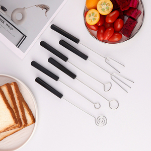 Tenedores de <span class=keywords><strong>Chocolate</strong></span> de Acero Inoxidable 304, Creativos para Fondue de Queso, Frutas, Bombones, Trufas y Chocolates Artesanales - Product Image 2