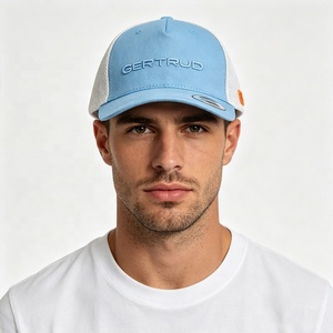 Casquettes de camionneur en sergé à 5 panneaux avec logo personnalisé <span class=keywords><strong>Gaston</strong></span>, motif animal de dessin animé, brodées et avec patchs, logo imprimé personnalisé - Product Image 1