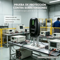 Cargador de Vehículos Eléctricos AC PCBA de Desarrollo Propio, 7-22kW, Carga Rápida, NACS J1772, OCPP, RFID, APP, Wallbox, Uso Doméstico y Comercial, IP65, Montaje en Pared