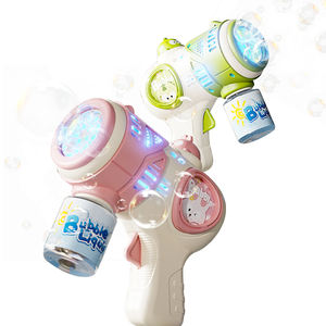 Personalizzato simpatico cartone animato macchina a bolle di coniglio a forma di animale bolla pistola ad acqua all'aperto al coperto i bambini giocano giocattoli - Product Image 1