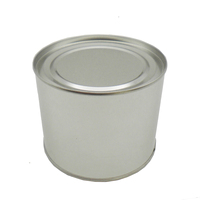 100ml 250ml 500ml 1000ml Petite boîte de conserve de peinture en métal ronde vide avec couvercles Emballage de boîte de conserve en gros