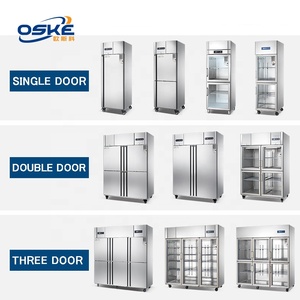 Thương mại thép không gỉ thẳng đứng tủ lạnh tủ lạnh trực tiếp và không khí Thiết bị làm mát - Product Image 6