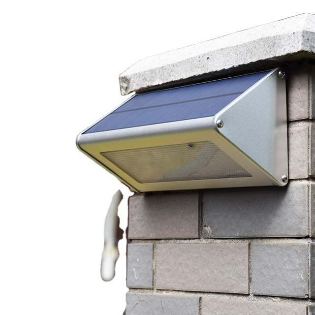 European Style Ip65 Outdoor Energy Saving Wall Lamp Body Induction Motion Sensor Pathway Night Projector Solar Flood Light