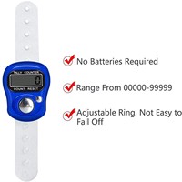 Compteur de doigts électronique à 5 chiffres avec écran LCD numérique pour le golf, le tricot et la comptabilité manuelle