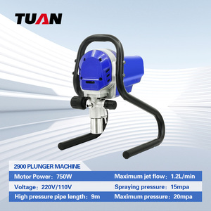 TUAN 2900 pulvérisateur de <span class=keywords><strong>peinture</strong></span> électrique sans air 750W haute efficacité sans amincissement <span class=keywords><strong>pistolet</strong></span> de pulvérisation électrique <span class=keywords><strong>pour</strong></span> la maison extérieur intérieur bricolage - Product Image 2