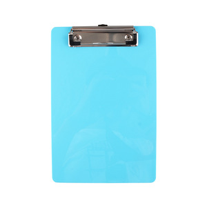 Popolare prodotto personalizzato stampato A4 <span class=keywords><strong>appunti</strong></span> di plastica, clip di bordo in metallo, PP <span class=keywords><strong>appunti</strong></span> a4 - Product Image 1