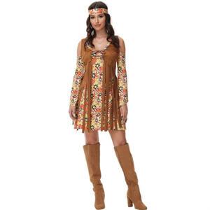 <span class=keywords><strong>Disfraz</strong></span> de <span class=keywords><strong>Vaquera</strong></span> Occidental para Mujer, Tallas M-XL, Estilo Clásico Hippie, Venta al por Mayor - Product Image 2