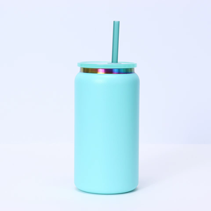 Natale 16oz acciaio inox placcato arcobaleno tazze placcato oro può tazze incisione Laser Logo colorato tazza carina - Product Image 5