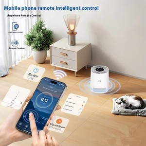 Tuya Wifi Smart Mobile App <b>Remote</b> Control Desktop Home Filter Air Cealning Air Purifier Work With <b>Alexa</b> Tuya Wifi Mobile App Rem - Product Image 6