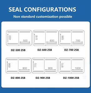 DZ/DZQ 1000 غرفة مزدوجة فراغ آلة التعبئة موتزاريلا جودا شيدر الجبن غرفة مزدوجة فراغ آلة - Product Image 6