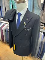 Costumes Slim Fit 2026 en Gros avec Doublure Respirante, Résistants aux Taches, OEM, Ensemble 2 Pièces Pantalon de Costume Croisé