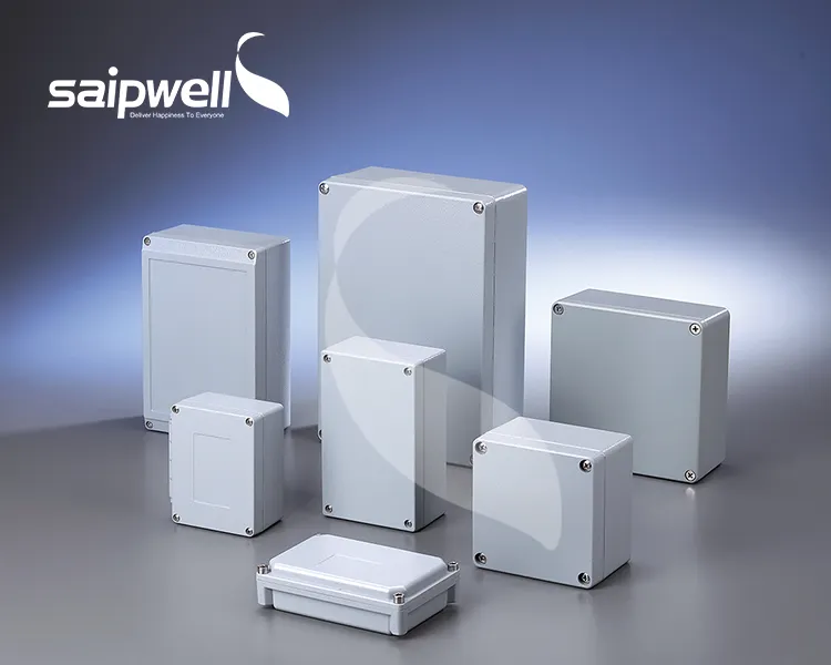 Professional SAIPWELL IP66 Control Box Die Junction Cast Aluminum Housing Waterproof Box