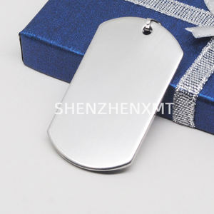 Kualitas tinggi disesuaikan kerajinan logam harga pabrik sublimasi Logo lencana diukir anoda logam tag anjing <span class=keywords><strong>QR</strong></span> kode hewan peliharaan liontin - Product Image 1