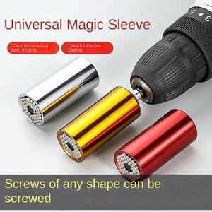 Zhengxing Multi-Function Universal Magic Sleeve Metric <b>Socket</b> Set with Colorful Chromium Vanadium Alloy Steel Wrench <b>Ratchet</b> - Product Image 2