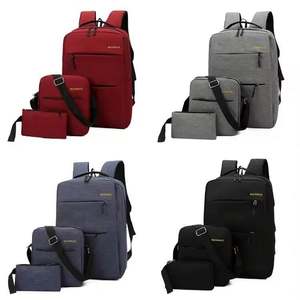 Lot de 3 sacs à dos pour ordinateur portable, cartable personnalisé pour adolescents, ensemble de sacs d'école pour enfants - Vente en gros à prix réduit - Product Image 1