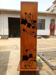 Lampadaire LED d'extérieur en acier Corten pour éclairage de chemin, design luminaire de jardin et de patio - Product Image 5