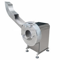 Machine à découper les frites de haute capacité pour l'industrie, machine à découper les chips de pommes de terre, pour pommes de terre, carottes, concombres