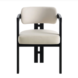 Sillas de Comedor Modernas de Madera Tapizadas con Cojín Suave a <span class=keywords><strong>Precio</strong></span> Económico, Silla de Comedor de Madera y Cuero PU para Hotel y Sala de Estar - Product Image 3