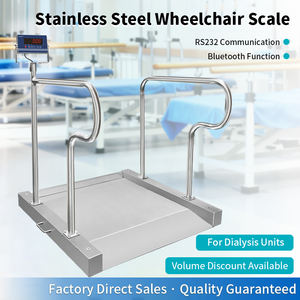 अल्ट्रा-लो प्लेटफॉर्म 304 स्टेनलेस स्टील इलेक्ट्रॉनिक व्हीलचेयर वजन वाले व्हीलचेयर के लिए छोटे फर्श पैमाने - Product Image 3
