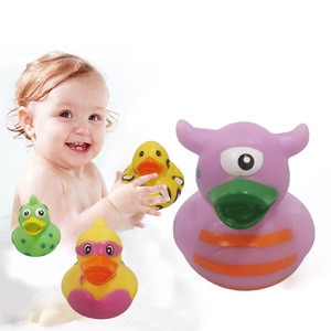 Khuyến mại Tùy chỉnh PVC Squeaky nước nổi tắm Đồ chơi tắm cao su vịt - Product Image 2