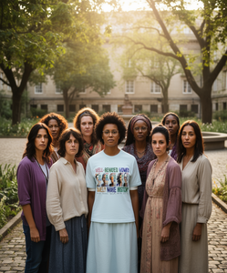 T-Shirt da Donna Comfort Colors, Vestibilità Regolare, 100% Cotone, Stampa Femminista, Collo Tondo, Casual, per Tutte le Stagioni, Manica Corta - Product Image 2