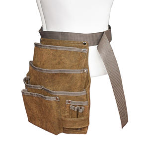 Workpro — pochette à outils en cuir robuste, sac avec <span class=keywords><strong>ceinture</strong></span>, pour menuisier, électricien ou coiffeur, kit pour le travail - Product Image 3
