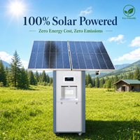Générateur d'eau atmosphérique solaire 100L/jour AWG avec distributeur d'eau chaude et froide pour la maison et le bureau