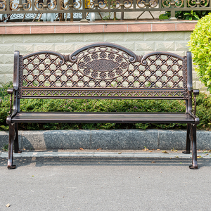 Meubles d'extérieur <span class=keywords><strong>de</strong></span> haute qualité, accoudoir vintage, <span class=keywords><strong>banc</strong></span> <span class=keywords><strong>de</strong></span> <span class=keywords><strong>jardin</strong></span> en <span class=keywords><strong>aluminium</strong></span> moulé, patio en métal - Product Image 3