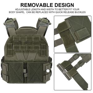 Outdoor Combat Plate Carrier Chaleco Tactico Adjustable Molle Protective <b>Vest</b> Lightweight Breathable <b>Tactical</b> <b>Vest</b> - Product Image 5