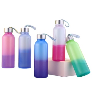 Wholesale Water <strong>Bottles</strong> Sports <strong>Plastic</strong> Best Selling Products <strong>500</strong> ML Frosted Cold Color Changing <strong>Plastic</strong> Water <strong>Bottle</strong> - Product Image 1