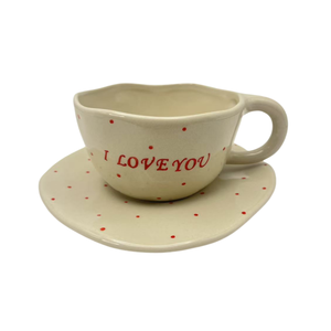 INS European Luxury Tea <b>Mug</b> <b>Set</b> Heart Shaped Pattern Latte Cup Bear Flower Tea and Coffee Cups Teacup <b>Set</b> Turkish - Product Image 3