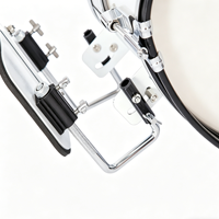 Hot Sale Professional Custom Size Double Layer Adjustable Metal Marching Bass Drum with Backframe Accessories