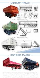 Remorque <span class=keywords><strong>benne</strong></span> latérale pour tracteur, remorque de remorquage latérale, remorque <span class=keywords><strong>benne</strong></span> latérale 20 pieds 30 pieds 40 pieds, semi-remorque de transport de marchandises avec ridelles - Product Image 3